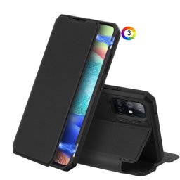 Samsung Galaxy A71 5G DUX DUCIS Кожен Калъф и Протектор