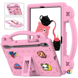 Samsung Galaxy Tab S9 FE / X510N EVA Детски Удароустойчив Калъф с Удобна Дръжка и Стойка + Протектор