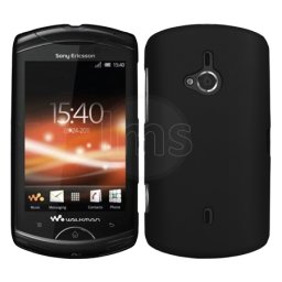 Sony Ericsson Live with Walkman Твърд Капак Черен + Протектор