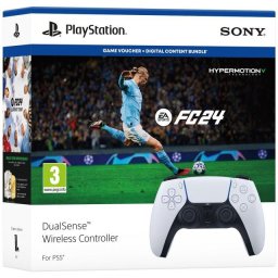 Sony PS5 DualSense Wireless Controller + EA Sports FC 24 Bundle Безжичен геймпад