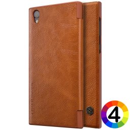 Sony Xperia L1 Nillkin Кожен Калъф и Протектор