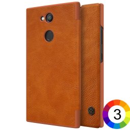 Sony Xperia L2 Nillkin Кожен Калъф и Протектор