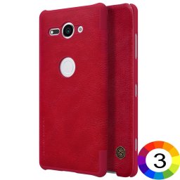 Sony Xperia XZ2 Compact Nillkin Кожен Калъф и Протектор