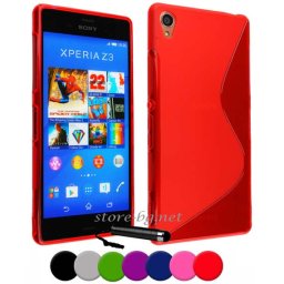 Sony Xperia Z3 Силиконов Калъф + Скрийн Протектор и Стилус