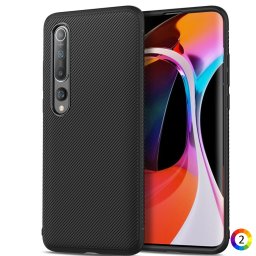 Xiaomi Mi 10 / Mi 10 Pro Удароустойчив Twill Texture Калъф и Протектор
