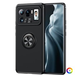 Xiaomi Mi 11 Ultra Удароустойчив Metal Ring Калъф и Протектор