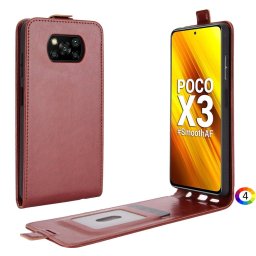 Xiaomi Poco X3/Poco X3 NFC Flip3 Кожен Калъф и Протектор