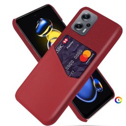 Xiaomi Redmi Note 11T Pro 5G/Note 11T Pro+ 5G/Poco X4 GT 5G Удароустойчив KSQ Card Holder Hybrid Cloth Калъф и Протектор