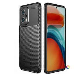 Xiaomi Redmi Note 11T Pro 5G/Poco X4 GT 5G/Note 11T Pro+ 5G Удароустойчив Carbon Fiber Калъф и Протектор
