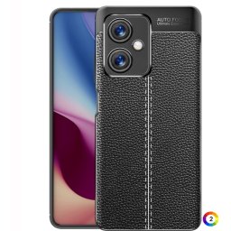 Xiaomi Redmi Note 12 / Poco X5 Удароустойчив Litchi Skin Калъф и Протектор