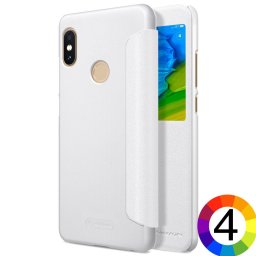 Xiaomi Redmi Note 5 Pro Nillkin Кожен Калъф и Протектор