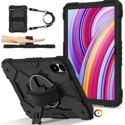 Xiaomi Redmi Pad Pro 12.1 Silicone Hybrid PC Tablet Case /Shoulder Strap Удароустойчив Калъф и Протектор