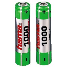 Hama 74009 NiMh 2x AAA/R03 /1000mAh / 1.2V
