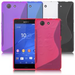 Sony Xperia Z3 Compact Силиконов Калъф + Протектор и Стилус