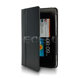Samsung Galaxy TAB 8.9" Кожен Калъф Черен
