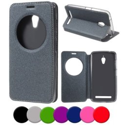 Asus Zenfone Go ZC500TG Window Кожен Калъф и Протектор