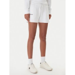 Kappa Спортни шорти Fefra 351K2RW Бял Regular Fit