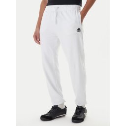 Kappa Долнище анцуг Gothenburg 331U7EW Бял Regular Fit