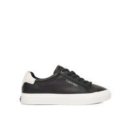 Calvin Klein Сникърси Vulc Lace Up Lth/Moire Bt HW0HW02747 Черен