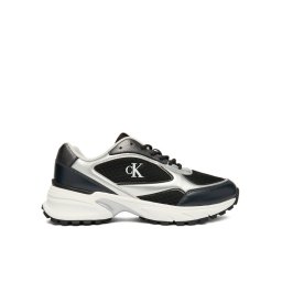 Calvin Klein Сникърси Hike Runner Laceup Mesh Mix Met YM0YM01402 Черен