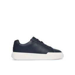 Calvin Klein Сникърси Chunky Cupsole Laceup Lth Bt Aop HM0HM02070 Тъмносин