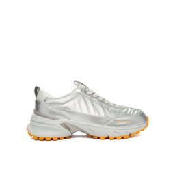 Calvin Klein Сникърси Hike Runner Lace Up Pearl Ny YW0YW02043 Сребрист