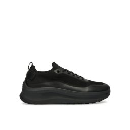 Calvin Klein Сникърси Chunky Runner Lace Up Sock Knit YM0YM01457 Черен