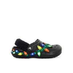 Crocs Чехли Classic Lined Holiday Lights Clog 212054 Черен