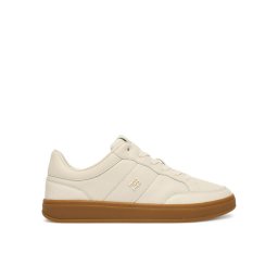 Tommy Hilfiger Сникърси Th Heritage Court Sneaker Ltr FW0FW09028 Екрю