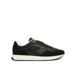 Tommy Hilfiger Сникърси Monogram Mix Material Runner FW0FW09267 Черен