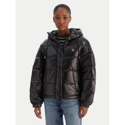 Calvin Klein Jeans Зимно яке LV047D505G Черен Relaxed Fit