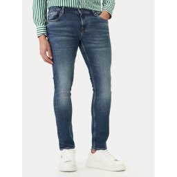 Guess Дънки M2YAN1 D4Q42 Син Skinny Fit