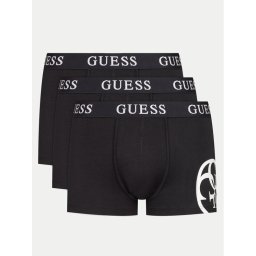 Guess Комплект боксерки Placed Logo U4RG04 K6YW0 Черен
