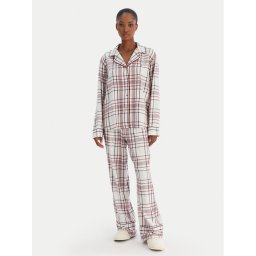 Tommy Hilfiger Пижама UW0UW06155 Екрю Relaxed Fit
