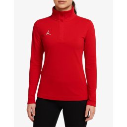 NIKE Jordan Dri-fit 1/4 Zip Top Red