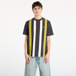 Тениска FRED PERRY Vertical Stripe T-Shirt Anchor Grey XL