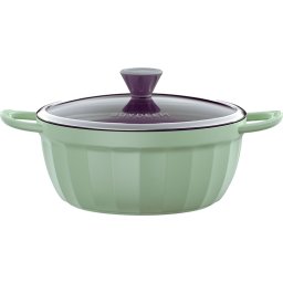 BUYDEEM CP152 Cast Aluminum Nonstick Multi function pot, Cozy Greenish