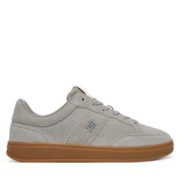 Сникърси Tommy Hilfiger Th Heritage Court Sneaker Suede FW0FW09266 Сив