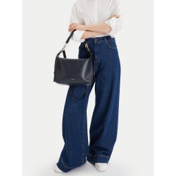 Дамска чанта Furla Tonie M WB01964 A.0023 CN 2676S Тъмносин