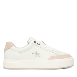 Сникърси Calvin Klein Basket Cupsole Laceup Lth Mix YW0YW02023 Бял