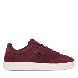 Сникърси Tommy Hilfiger Th Heritage Court Sneaker Suede FW0FW09266 Бордо