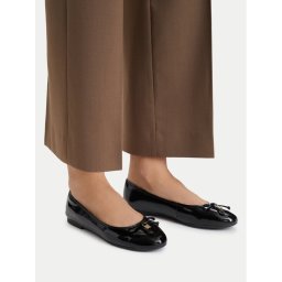 Tommy Hilfiger Балеринки Hilifger Patent Ballet FW0FW09005 Черен