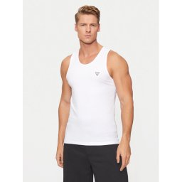 Guess Мъжки топ U97M02 KCD31 Бял Regular Fit
