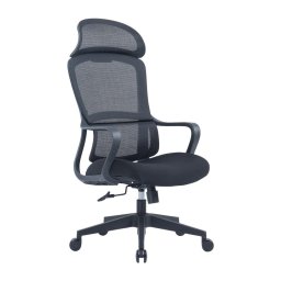 Директорски стол RFG Best HB, дамаска и меш, Tilt механизъм,
