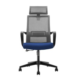 Директорски стол RFG Smart HB, дамаска и меш, Tilt механизъм