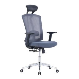 Ергономичен офис стол RFG Primo Lux Chrome HB, дамаска и меш