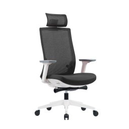 Ергономичен стол RFG Meteor White HB, дамаска и меш, до 130