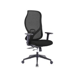 Ергономичен стол RFG STAR HB, дамаска и меш, Synchronous мех