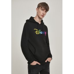 Disney Rainbow Logo EMB Hoody Black