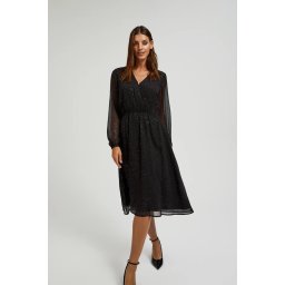 Marisse WOMEN'S DRESS L-SU-4606 BLACK